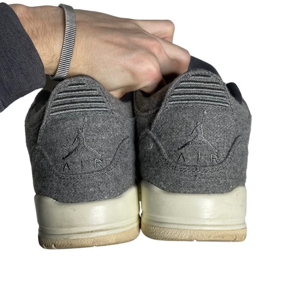 Jordan 3 wool grey sneakers - Picture 3 of 8